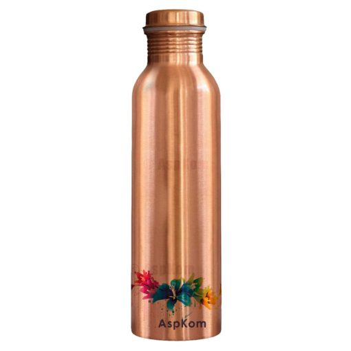 AspKom, Copper, Water Bottle, Copper Bottle, 750 ML Copper Bottle