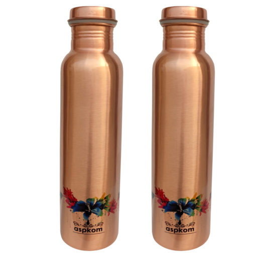 950ml Copper Bottle, Plain Copper bottle, Premium, Pure Copper Bottle Set